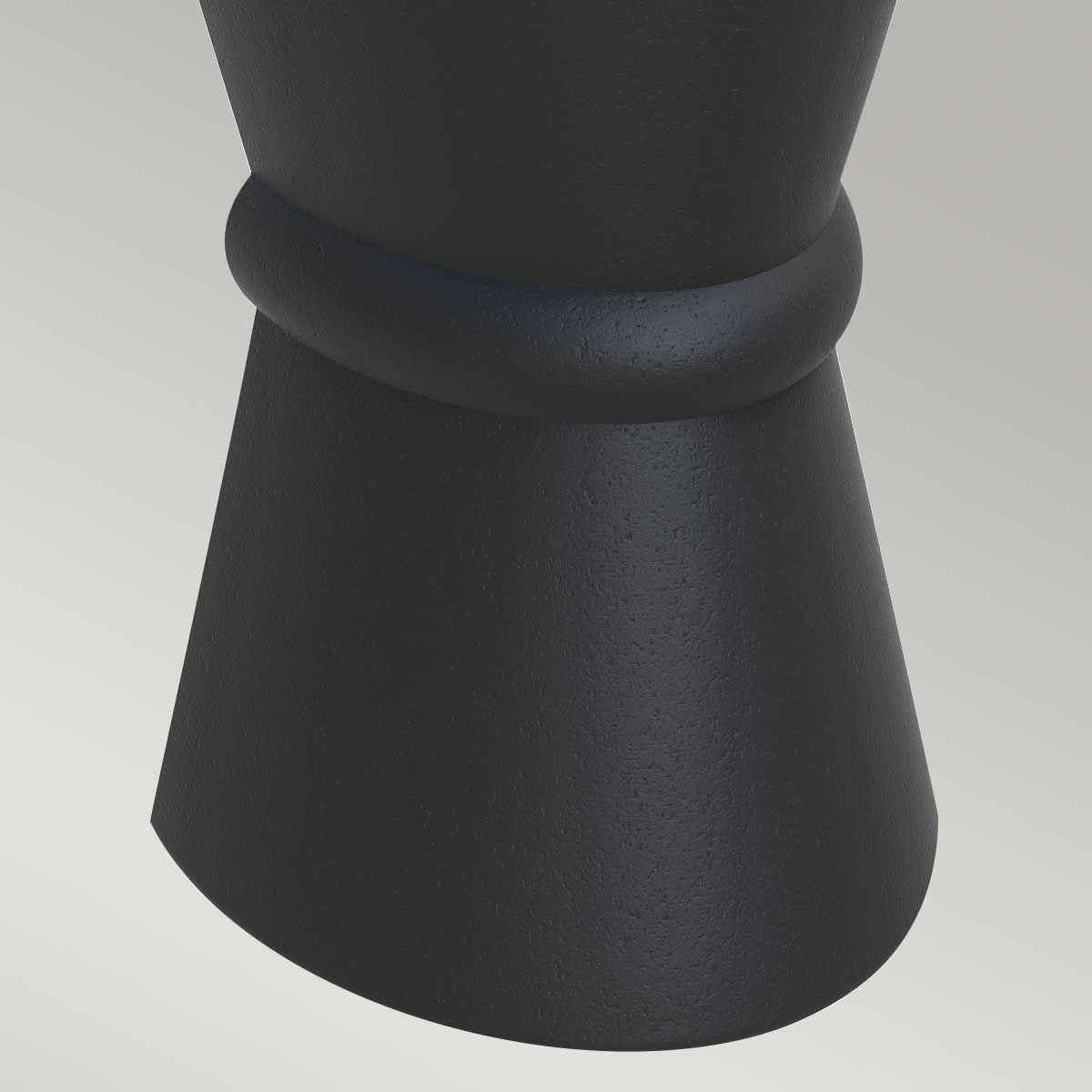 Dungarvan Up and Down Lantern in Black