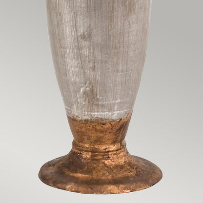 Bienville Light Table Lamp in Silver and Gold with Gilded Gold Shade