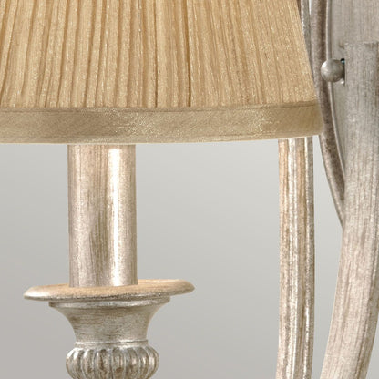 Abbey Light Wall Light In Silver Sand