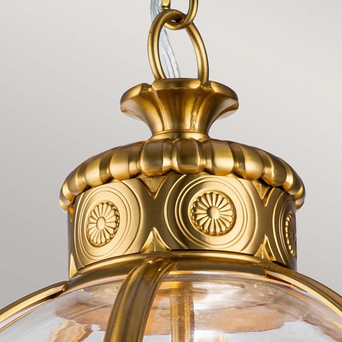 Adams Light Pendant Chandelier In Burnished Brass