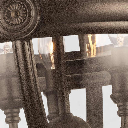 Adams Light Pendant Chandelier in British Bronze