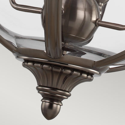Adams Light Pendant Chandelier In Antique Nickel