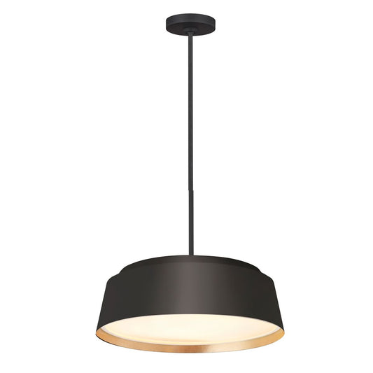 Asher Light Pendant in Midnight Black & Gold
