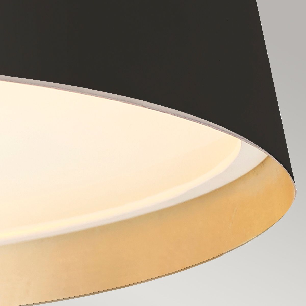 Asher Light Pendant in Midnight Black & Gold