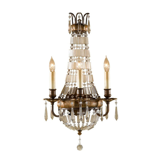 Bellini Light Wall Light in Oxidized Bronze and British Bronze