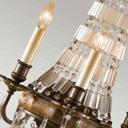 Bellini Light Wall Light in Oxidized Bronze and British Bronze
