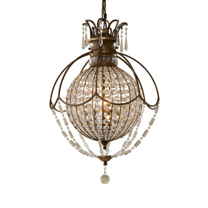 Bellini Light Chandelier in Oxidized Bronze/British Bronze