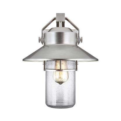 Boynton Light Medium Wall Lantern in Painted Brushed Steel