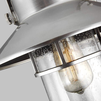 Boynton Light Medium Wall Lantern in Painted Brushed Steel