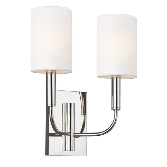Brianna Light Wall Light in Polished Nickel