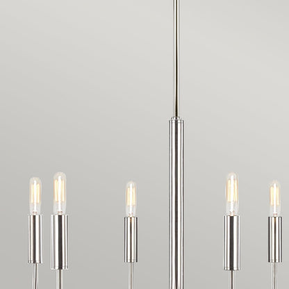 Brianna Chandelier in Polished Nickel