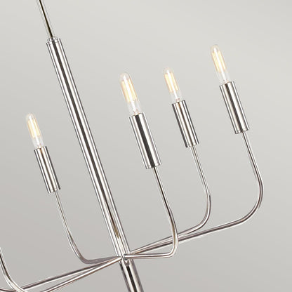 Brianna Chandelier in Polished Nickel