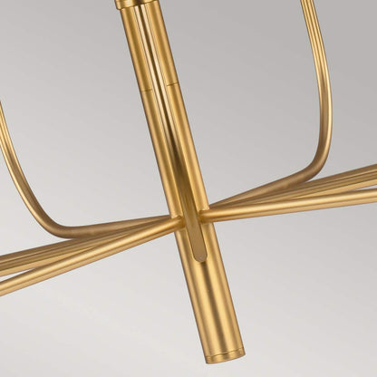 Brianna Light Chandelier in Burnished Brass