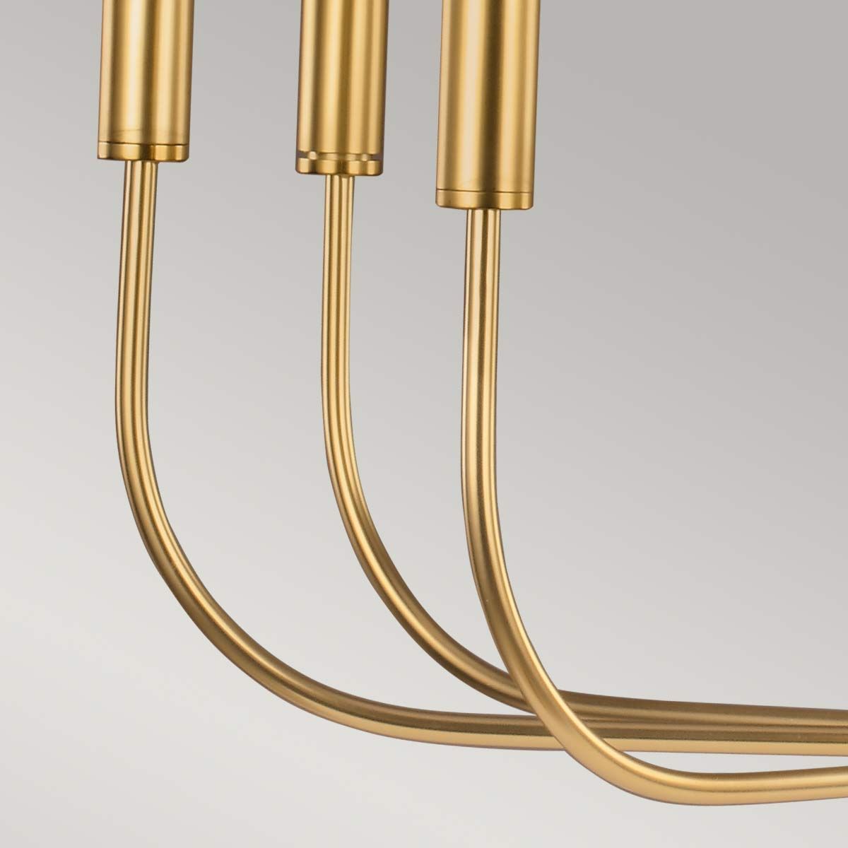 Brianna Light Chandelier in Burnished Brass