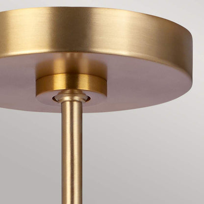 Brisbin Light Pendant in Burnished Brass