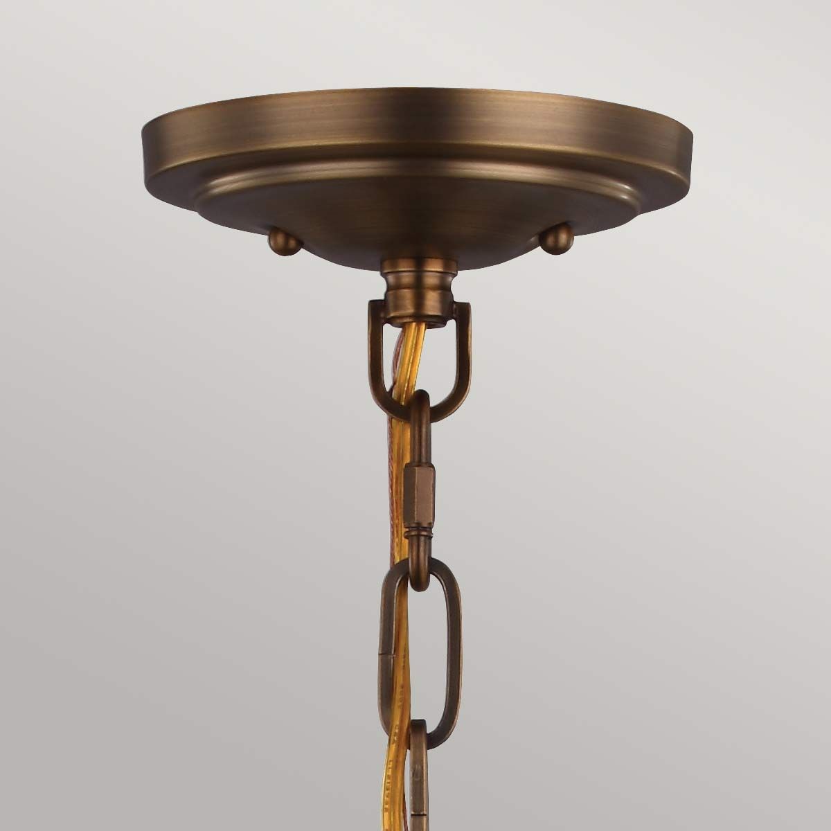 Cadence Light Pendant in Dark Antique Brass and Matte Black