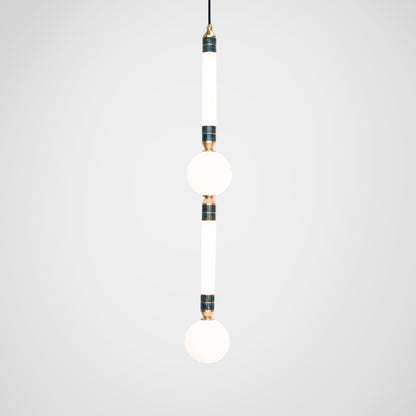 Greenstone Large Pendant Light, front view.