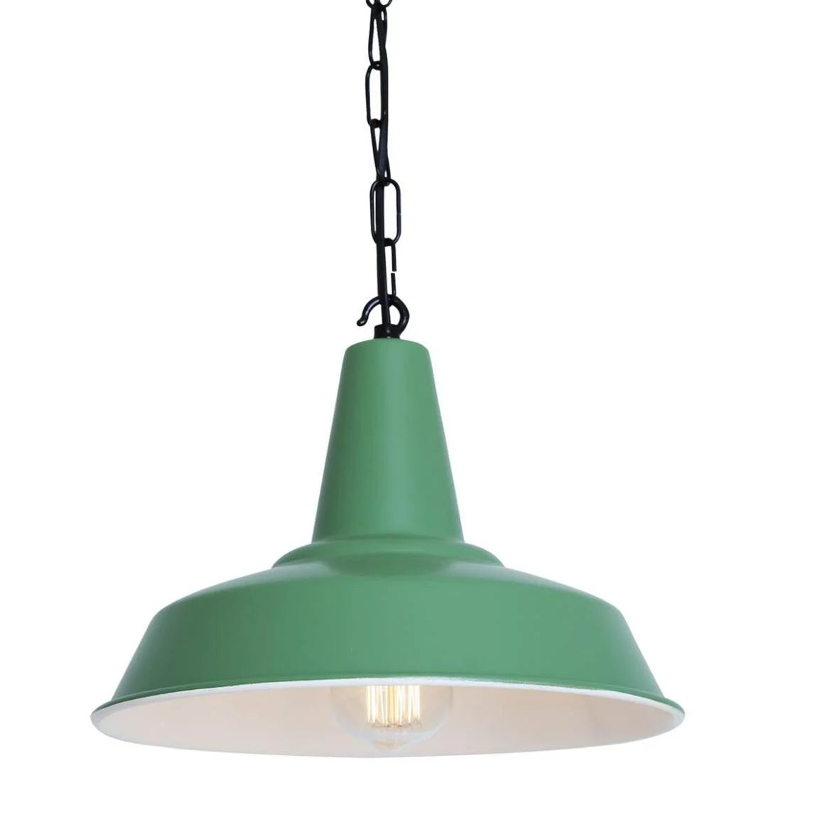 Hex Industrial Factory Pendant Light 30cm