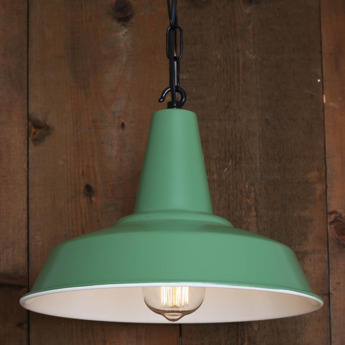 Hex Industrial Factory Pendant Light 30cm