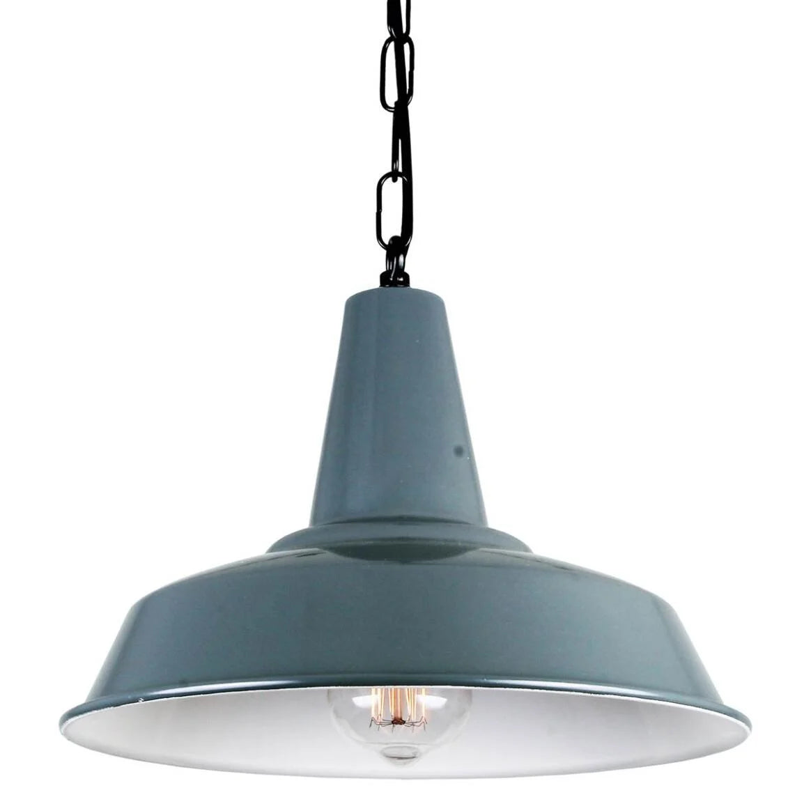 Hex Industrial Factory Pendant Light 30cm