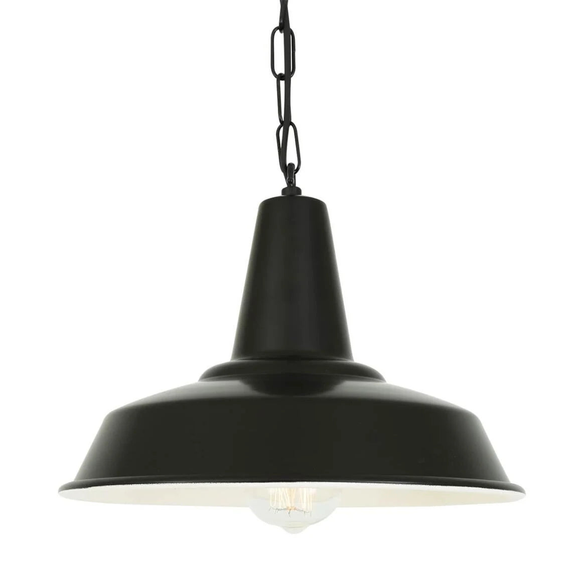 Hex Industrial Factory Pendant Light 30cm