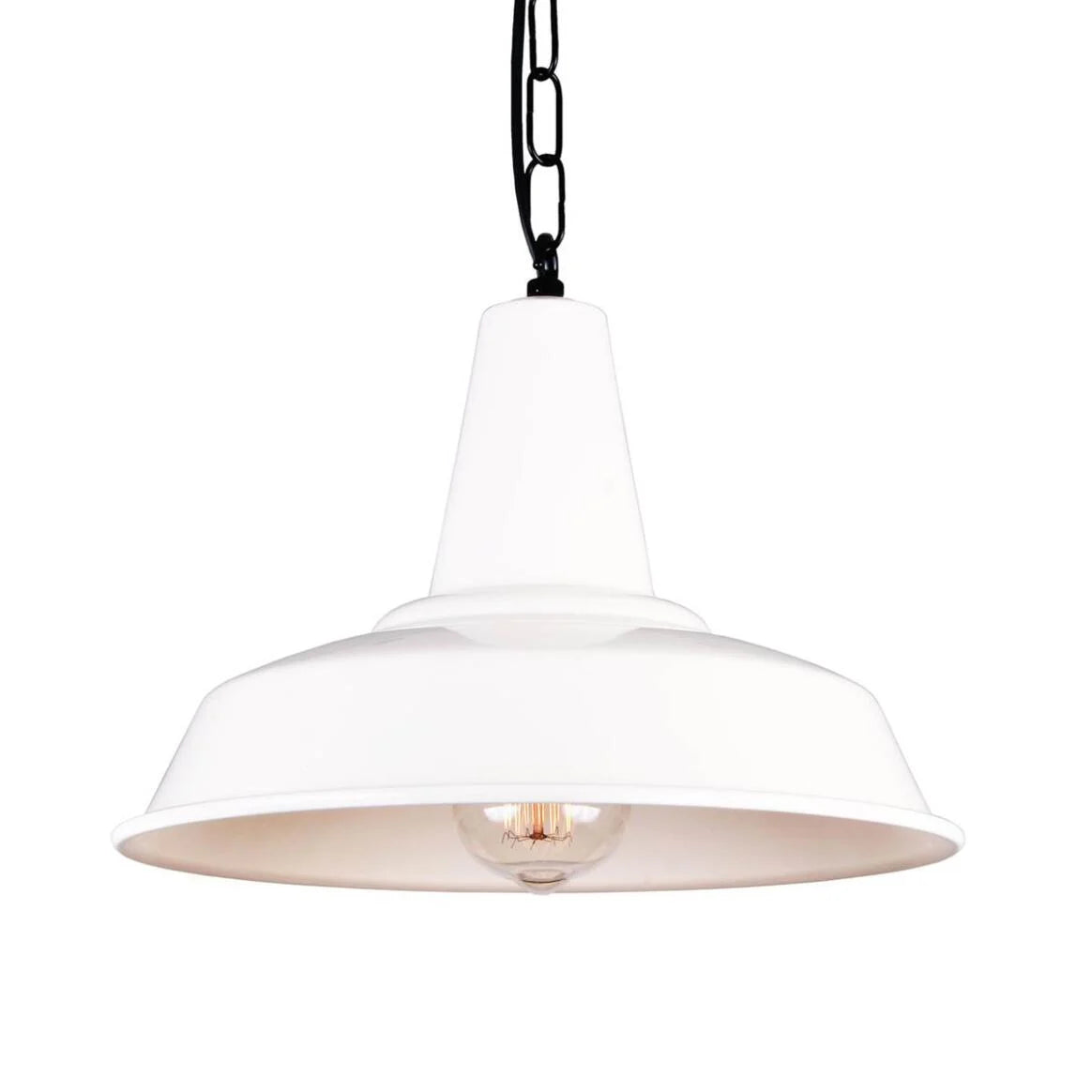 Hex Industrial Factory Pendant Light 30cm