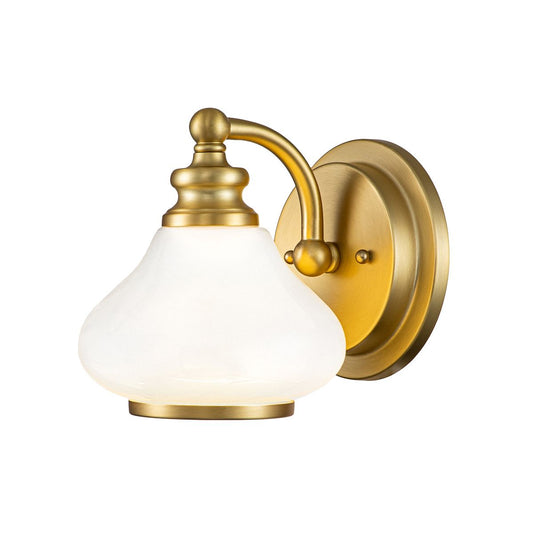 Ainsley Light Wall Light in Brushed Brass