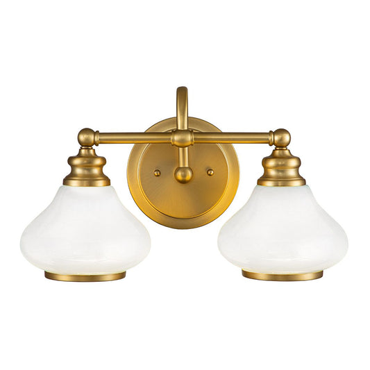 Ainsley Light Wall Light in Brushed Brass