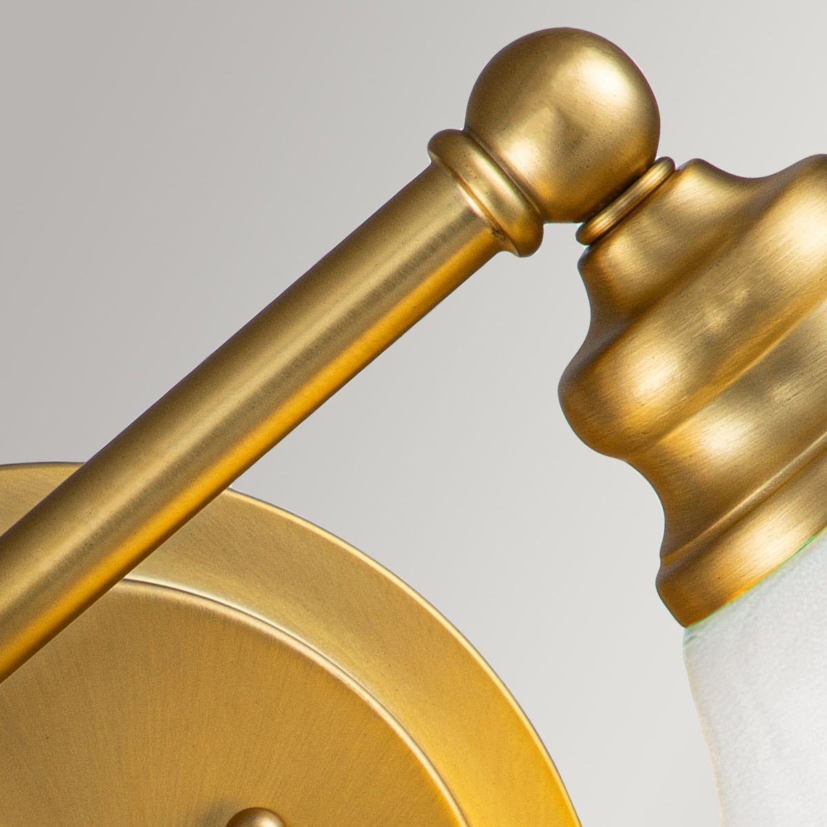 Ainsley Light Wall Light in Brushed Brass