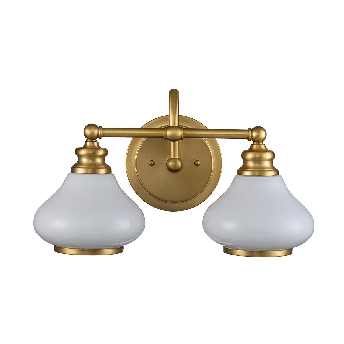 Ainsley Light Wall Light in Brushed Brass