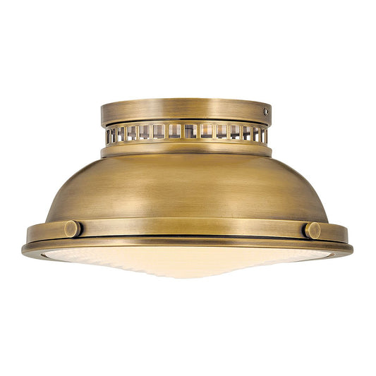 Amelia In Light Flush Light In Heritage Brass