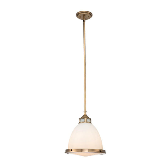 Amelia Light Medium Pendant in Heritage Brass