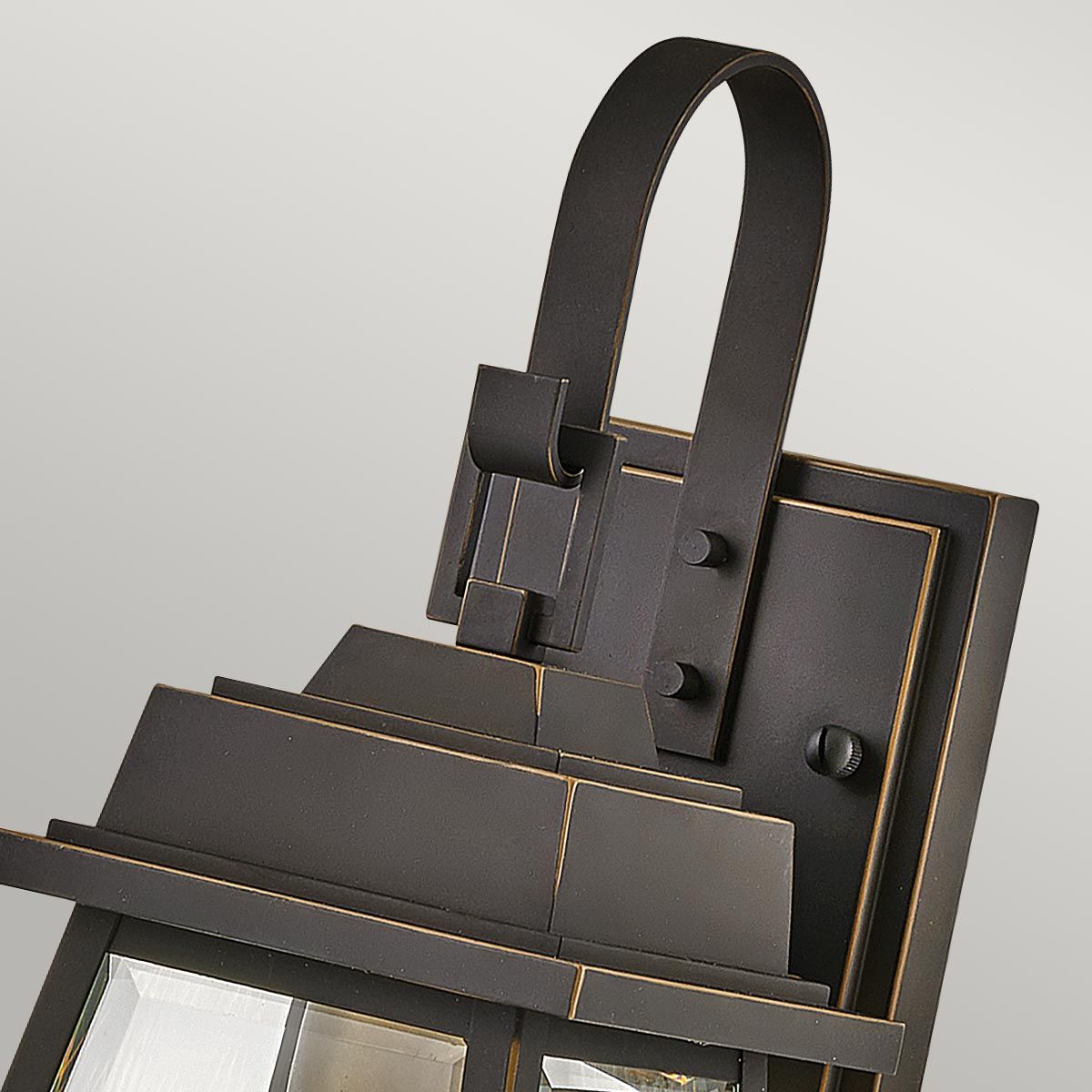 Bainbridge Light Wall Lantern in Small in Oil Rubbed Bronze