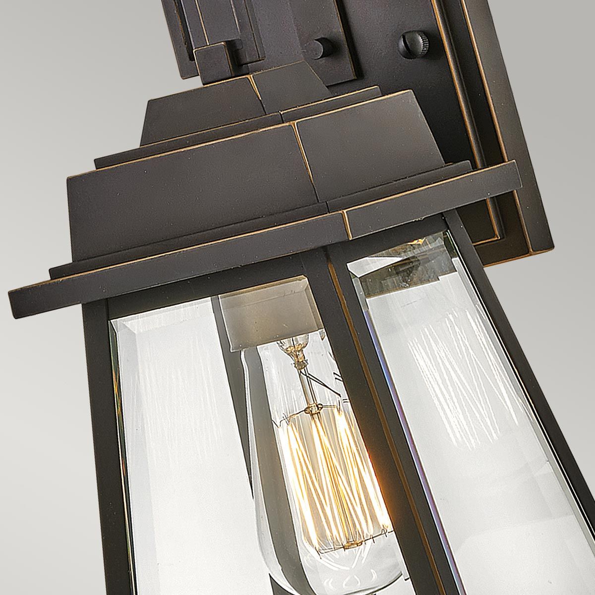 Bainbridge Light Wall Lantern in Small in Oil Rubbed Bronze