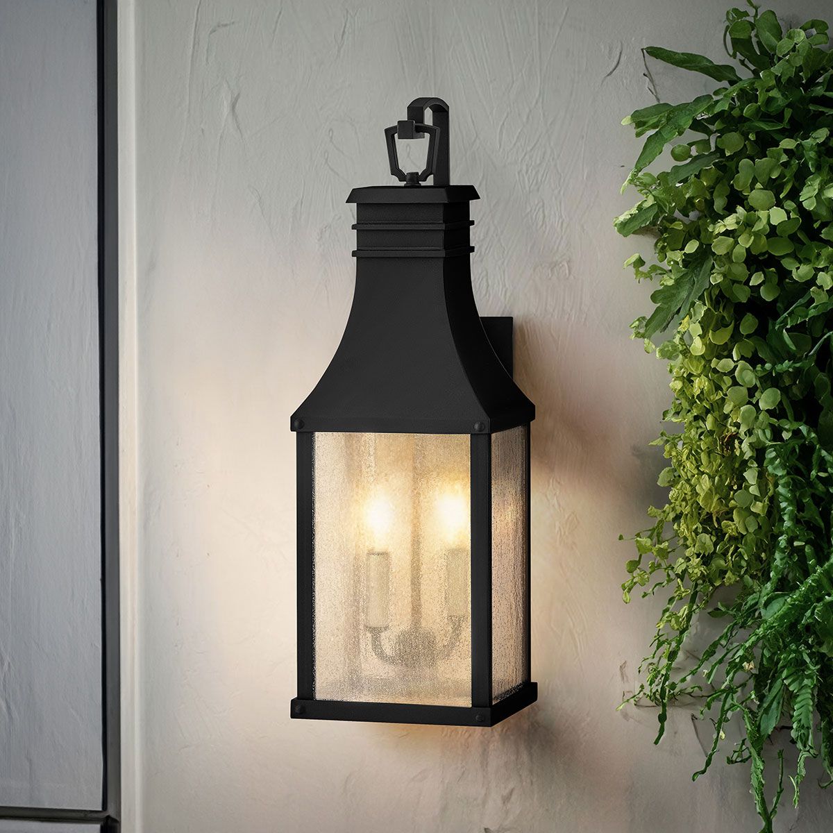 Beacon Hill Medium Wall Lantern in Museum Black