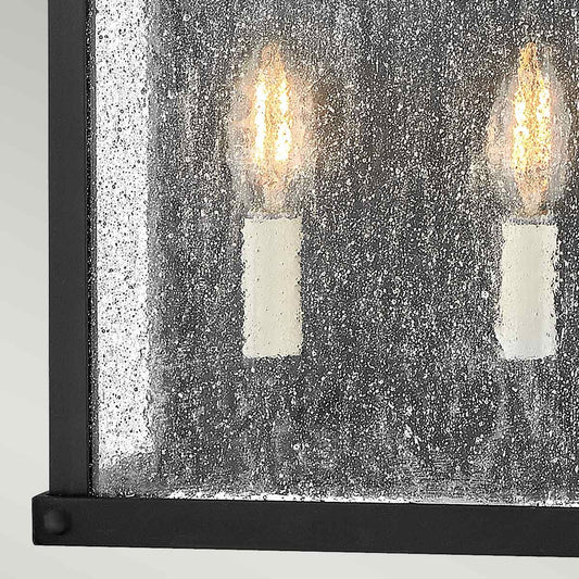 Beacon Hill Half Wall Lantern in Museum Black
