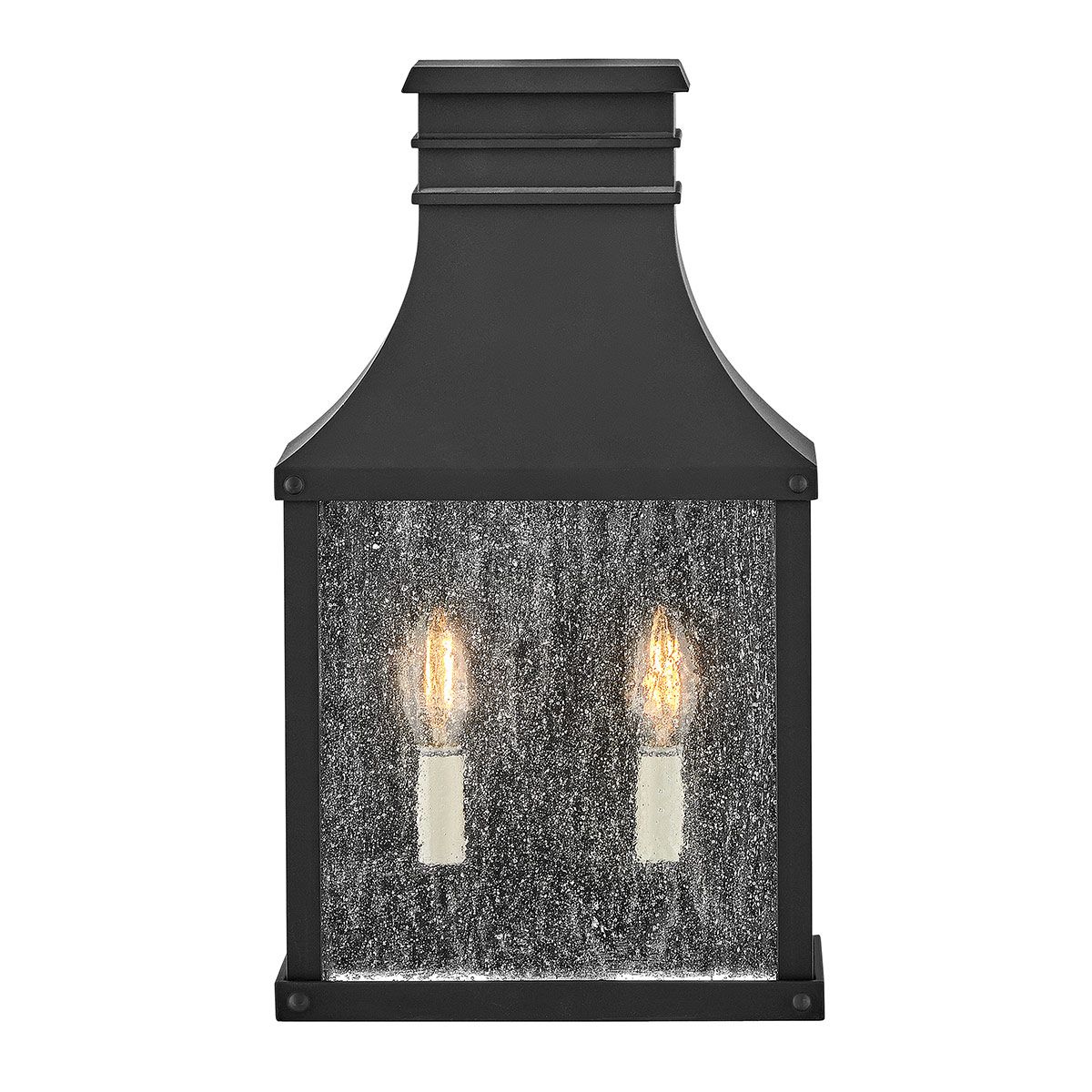 Beacon Hill Half Wall Lantern in Museum Black