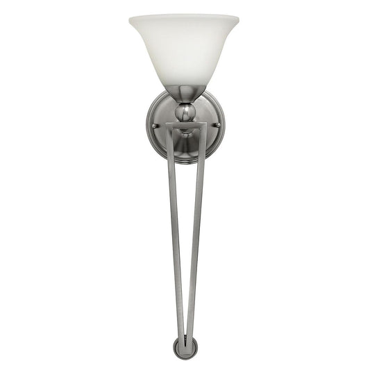 Bolla Light Wall Torchiere in Brushed Nickel