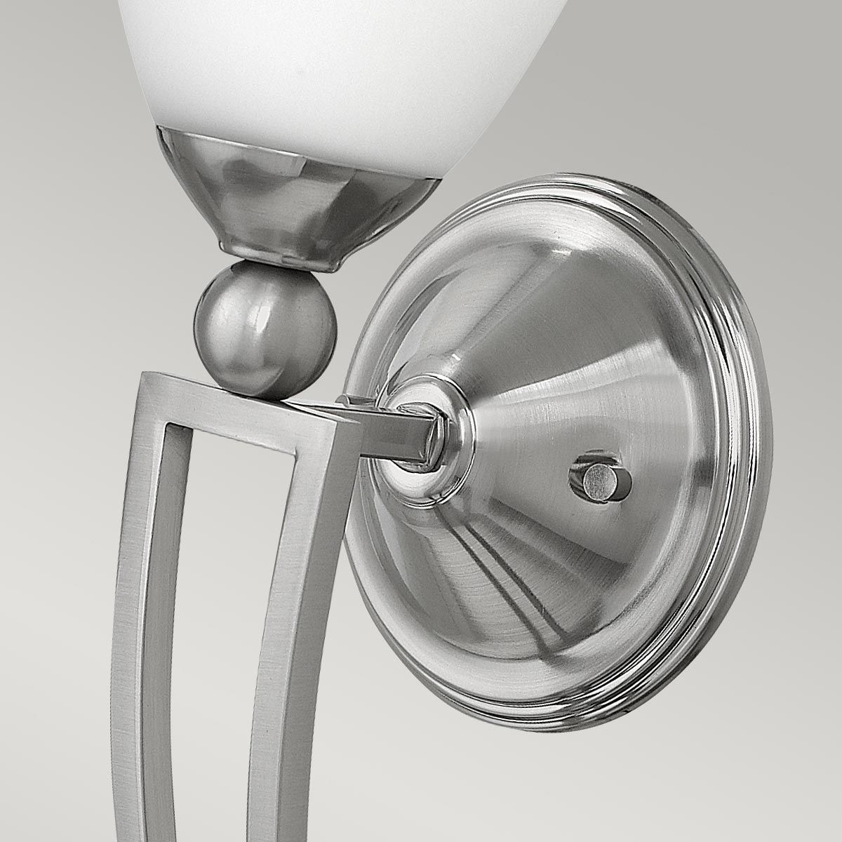 Bolla Light Wall Torchiere in Brushed Nickel