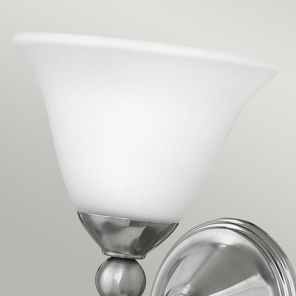 Bolla Light Wall Torchiere in Brushed Nickel