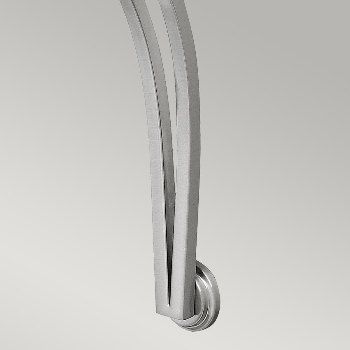 Bolla Light Wall Torchiere in Brushed Nickel