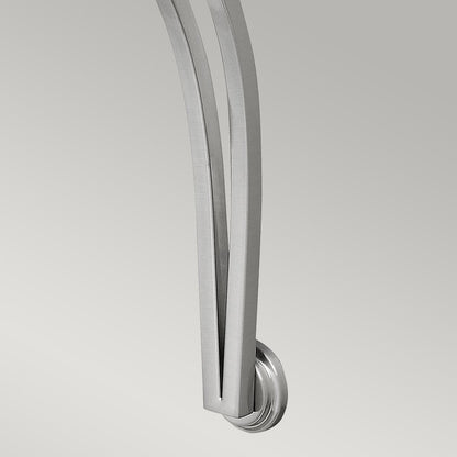 Bolla Light Wall Torchiere in Brushed Nickel