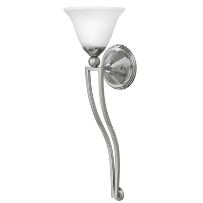 Bolla Light Wall Torchiere in Brushed Nickel