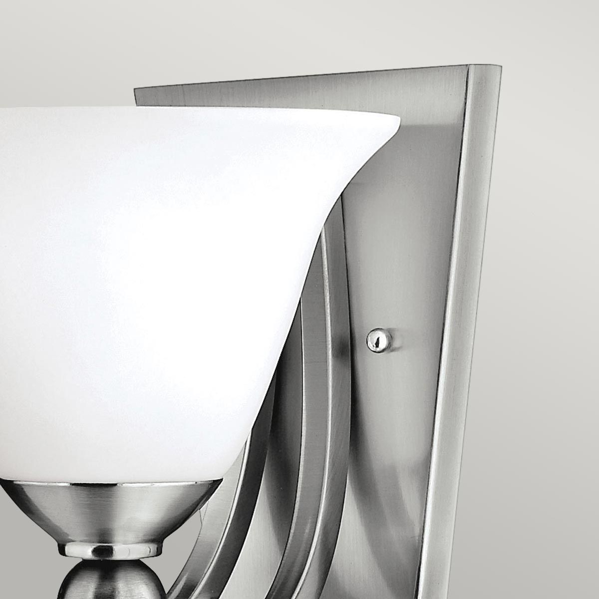 Bolla Light Wall Light in Brushed Nickel