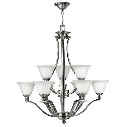 Bolla Light Chandelier in Brushed Nickel