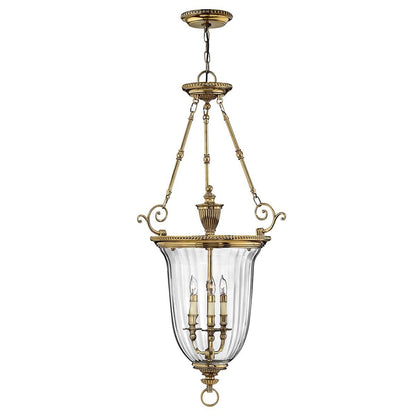 Cambridge Light Large Pendant in Burnished Brass