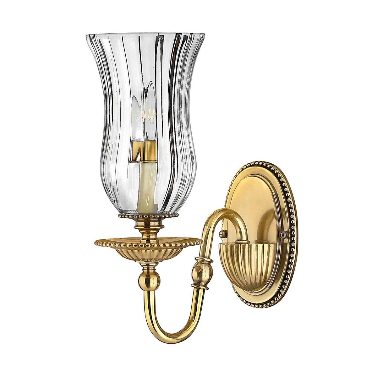 Cambridge Light Wall Light in Burnished Brass