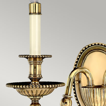 Cambridge In Light Wall Light In Burnished Brass