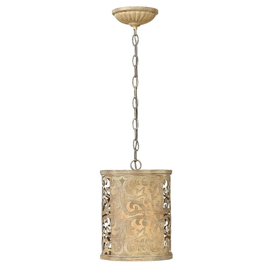 Carabel In Light Mini Pendant In Brushed Champagne