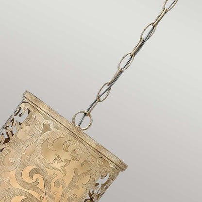 Carabel In Light Mini Pendant In Brushed Champagne